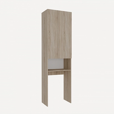 Шкаф-пенал с нишей для стиральной машины Эрис Дуб Сонома